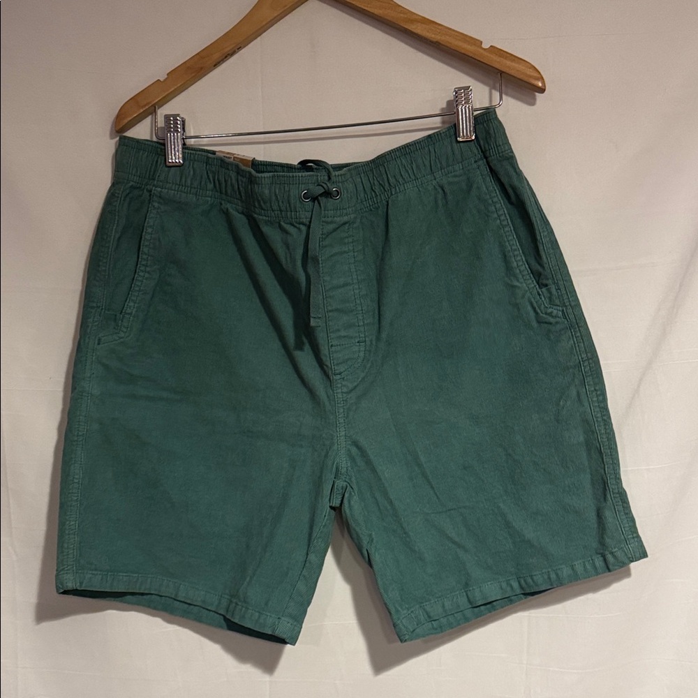 Prana canyon corduroy shorts cove green